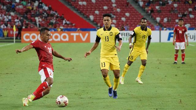 Foto: Irfan Jaya Bikin Mental Timnas Indonesia Bangkit dan Sukses Bungkam Malaysia di Piala AFF 2020