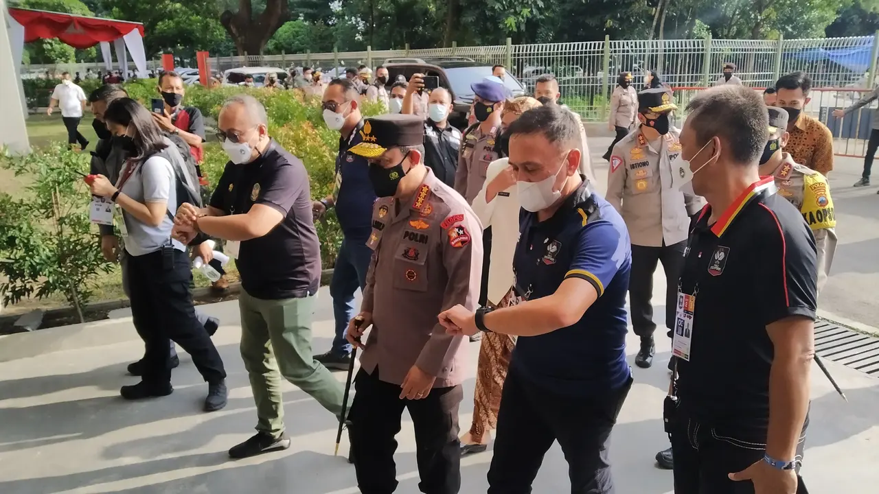 Kunjungan Kapolri ke Stadion Manahan, Piala Menpora 2021
