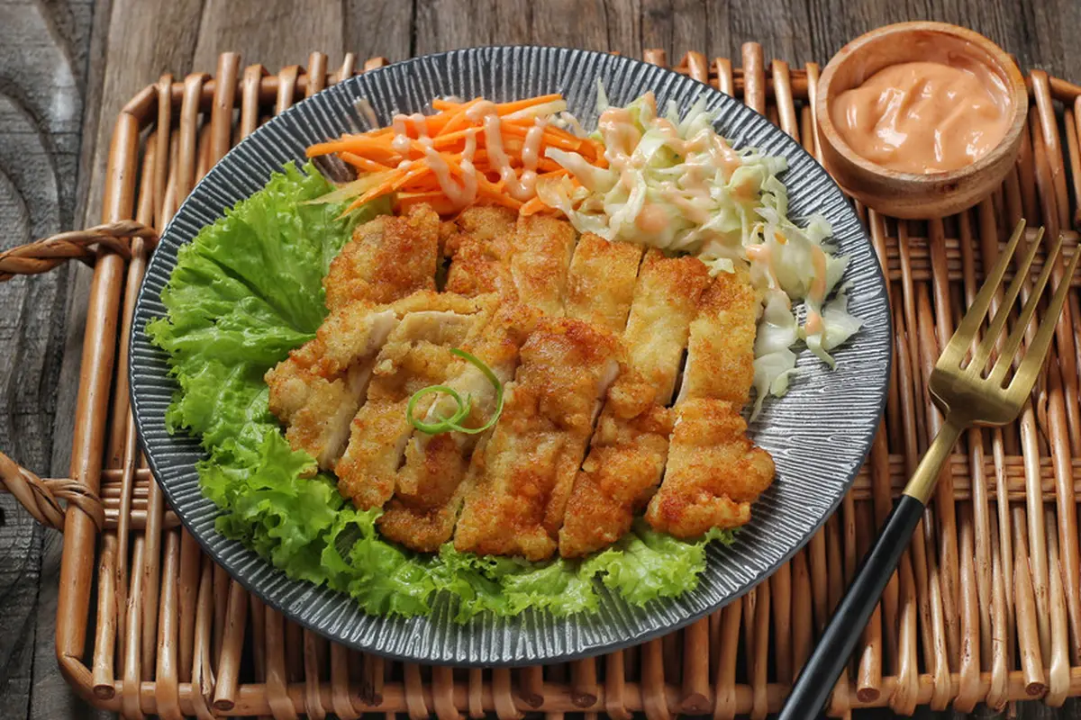 katsu ayam goreng fillet