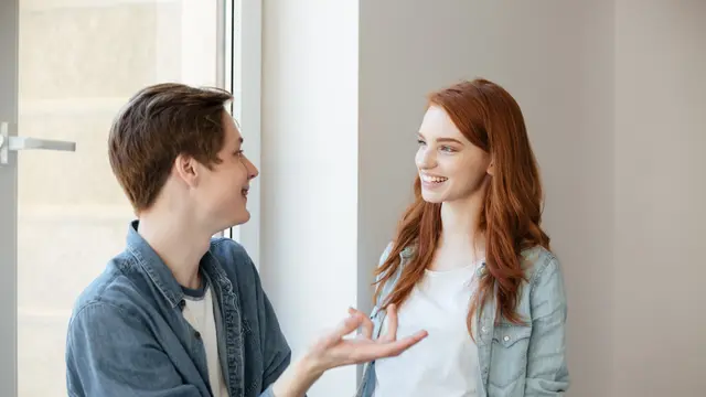 Couple Talking