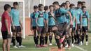 Pada latihan kali ini, seluruh pemain tampak menikmati latihan dengan penuh semangat dan fokus. (Foto: Dokumentasi PSSI)