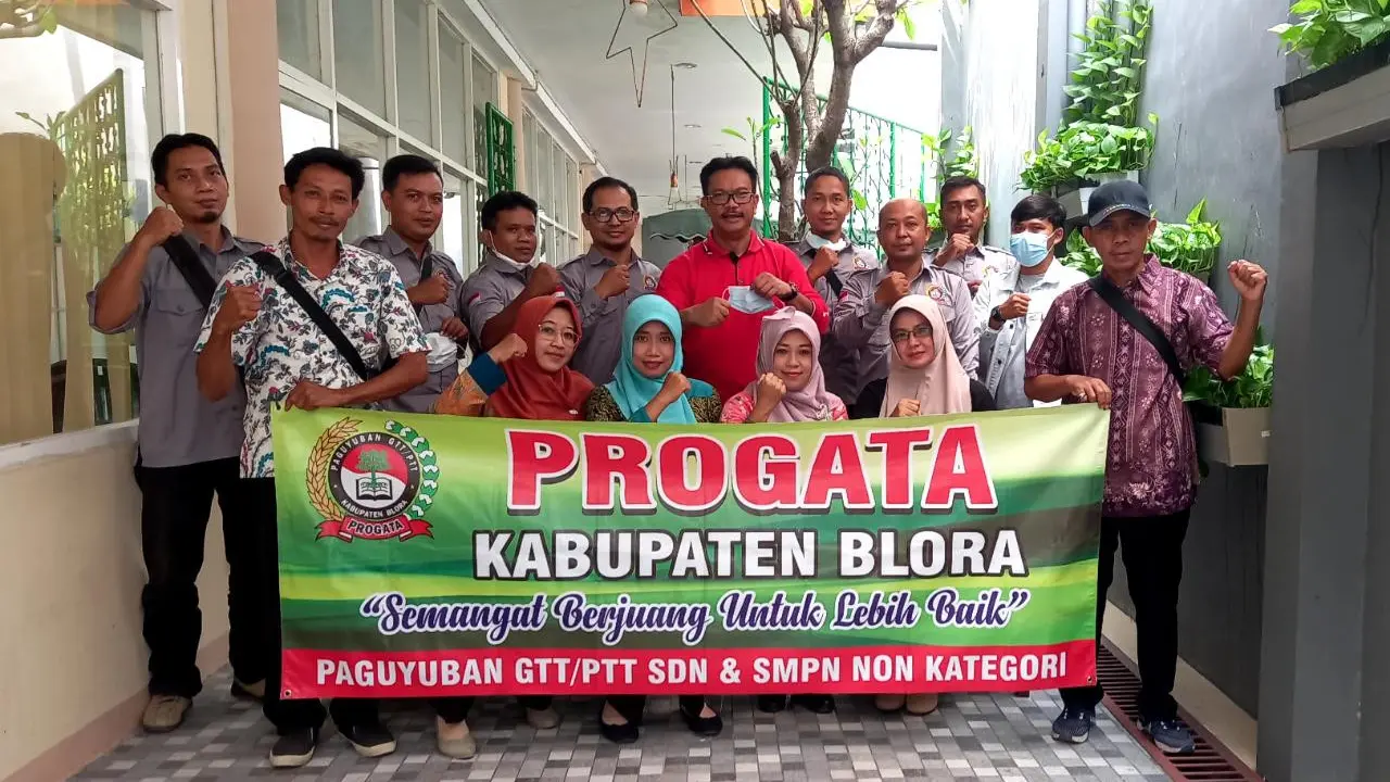 Progata Kabupaten Blora ketika bertemu dengan anggota DPR RI, Edy Wuryanto di Cepu. (Liputan6.com/Ahmad Adirin)