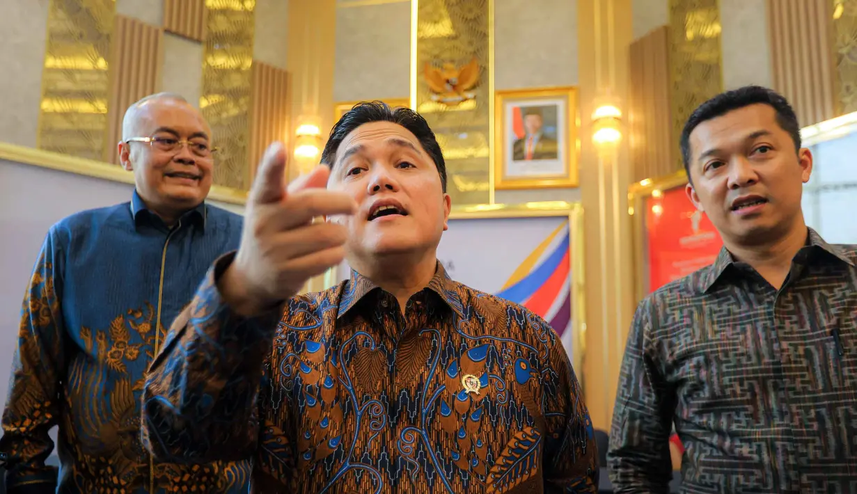 Erick Thohir berharap kebijakan ini membawa dampak baik untuk olahraga di Tanah Air. (Bola.com/Bagaskara Lazuardi)