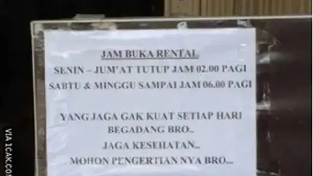 Untuk Dipatuhi, Ini 8 Tulisan Kocak di Rental PlayStation yang Bikin Geleng Kepala