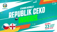 Republik Ceko vs Inggris (liputan6.com/Abdillah)