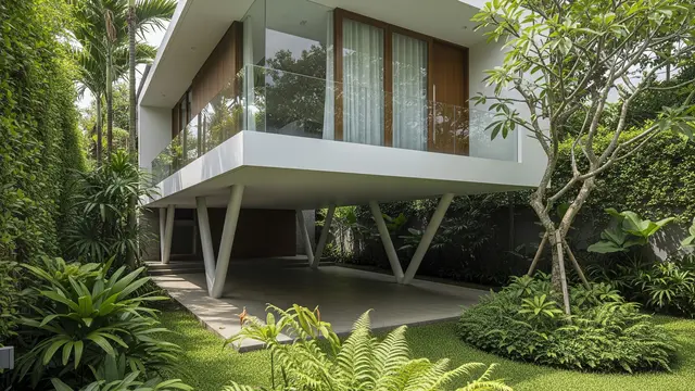 Model Rumah Panggung (Elevated House) Minimalis