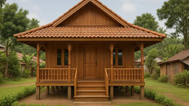 Model Rumah Sederhana tapi Elegan di Kampung