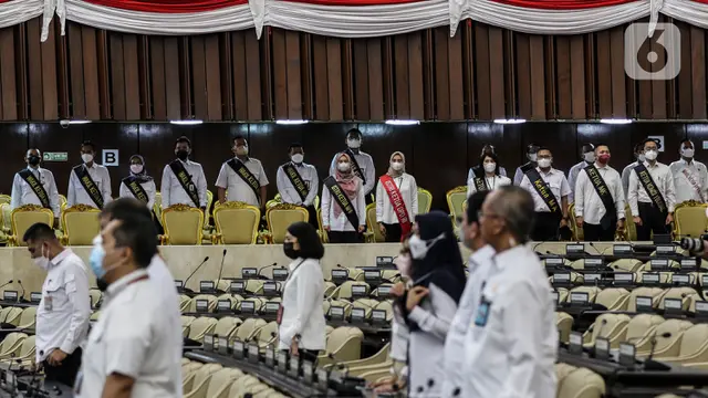 Gladi Bersih Jelang Pidato Presiden