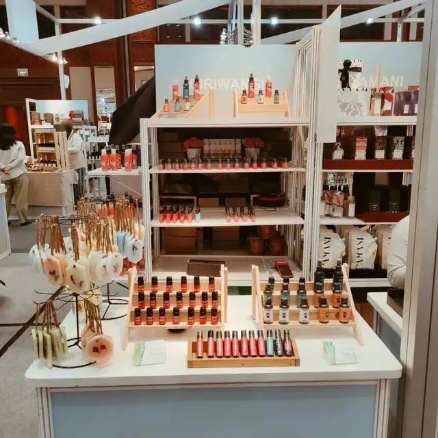 Stand pameran Giriwangi di BRILianpreneur 2023 di Jakarta Convention Center (JCC).