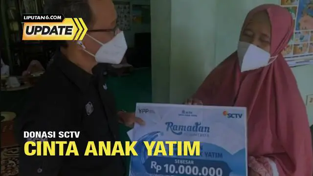 Ketua Pelaksana YPP SCTV, Abbas Yahya, menyerahkan donasi program SCTV Cinta Anak Yatim pada 11 April 2022 kepada Panti Asuhan Yatim Piatu Al Anwar, Pondok Aren, Tangerang Selatan.