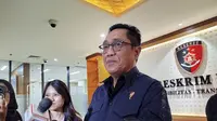 Direktur Tindak Pidana Umum (Dirtipidum) Bareskrim Polri, Brigjen Djuhandhani Rahardjo Puro soal dugaan tindak pidana kasus pagar laut di Tangerang. (Ady Anugrahadi).