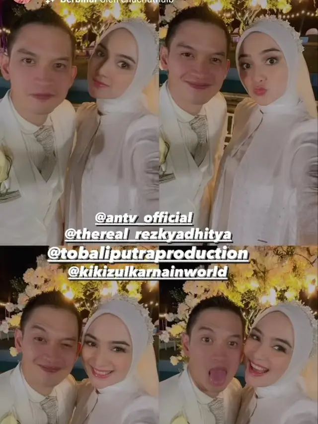 Menikah Lagi, Ini 6 Potret Rezky Aditya dan Citra Kirana Pakai Baju Pengantin