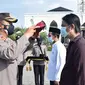 Polresta Sidoarjo menggandeng perguruan pencak silat dan dai cegah penyebaran Covid-19. (Dian Kurniawan/Liputan6.com)