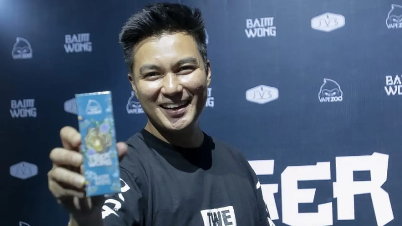 Baim Wong memperkenalkan liquid Tiger Wong