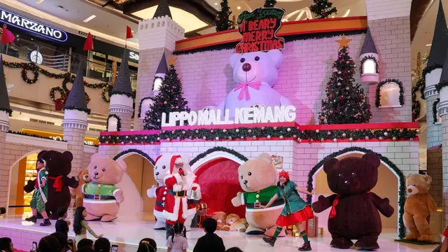 Natal bersama Live Show and Meet & Greet with Bear Republic, Bear Republic dan Santa. dok. Lippo Mall Kemang