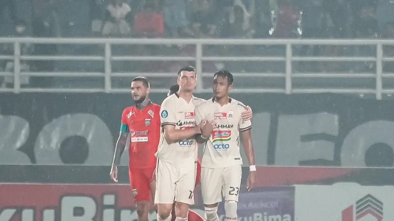 Borneo FC Samarinda Vs Persija Jakarta di BRI Liga 1 2022/2023