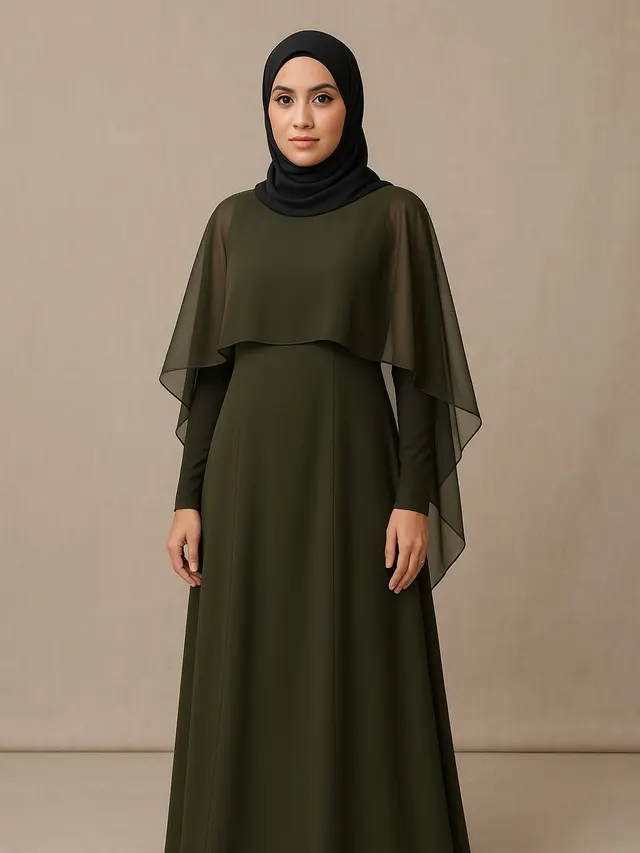 Gamis Kondangan Model Sekarang (Foto: ChatGPT)