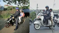Anies Baswedan naik motor (Ist)