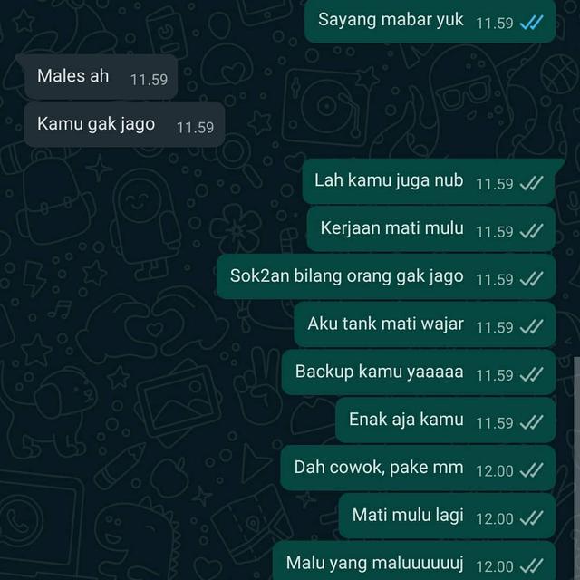 7 Chat Ribut Sama Pacar Karena Game Ini Bikin Nyesek, Ada yang Putus