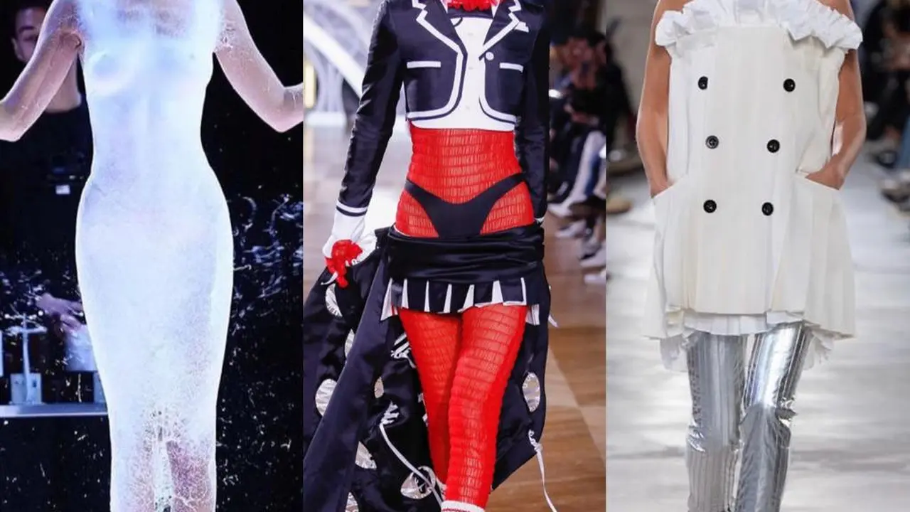 6 Potret Gaya Fenomenal Bella Hadid di Paris Fashion Week SS23, Gaun Semprot hingga Busana ala Kartun