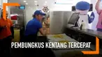 Stephanie Celik mampu membungkus kentang goreng secepat kilat. Ia kembali memenangkan rekor dunia karena keahliannya tersebut.