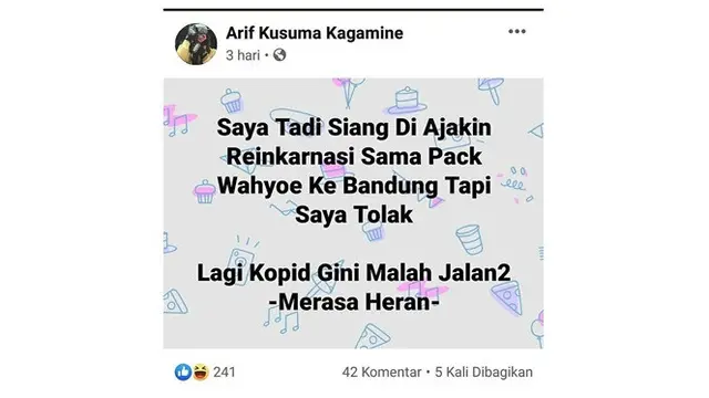 7 Jokes Ala Bapak-Bapak di Facebook Ini Bikin Senyum Tipis