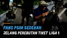 Demi meraih asa PSIM, fans lakukan aksi sosial berbagi pada masyarakat kurang mampu.