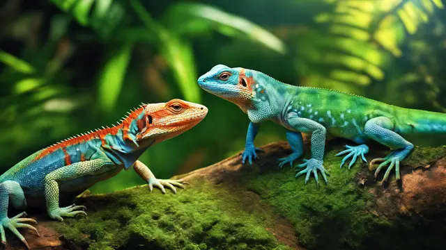 kadal berkembang biak dengan cara