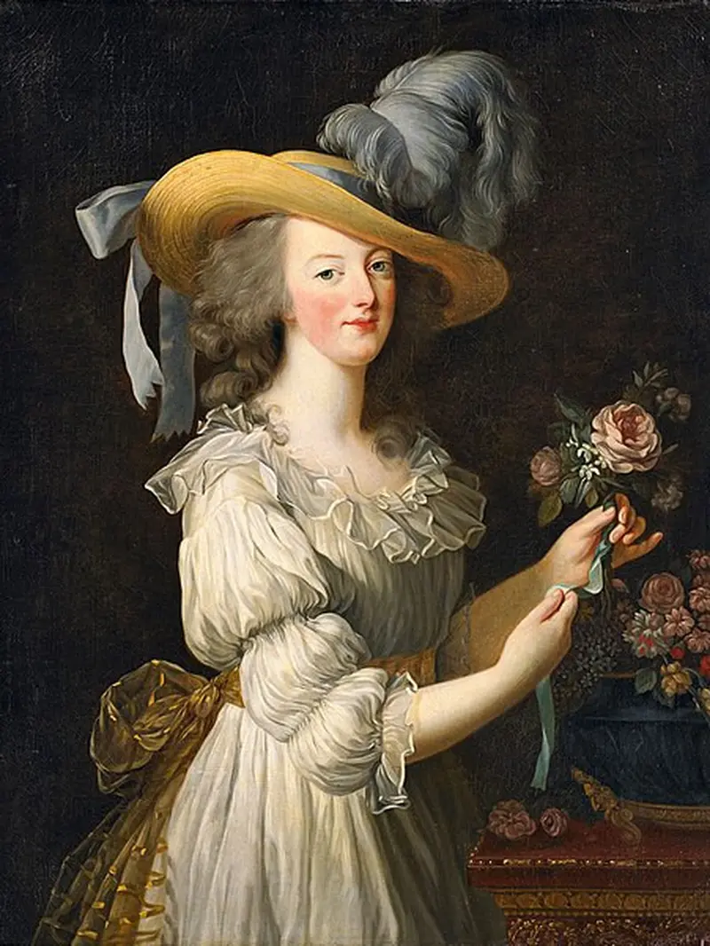 Marie Antoinette in a Muslin Dress