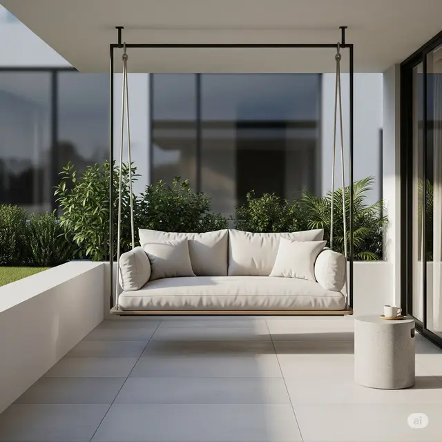 Ayunan Sofa Gantung Minimalis