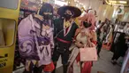 Cosplayer berpose saat gelaran The Jakarta 17th Toys & Comics Fair 2022 di Balai Sudirman, Jakarta, Sabtu (5/3/2022). Event Pop-Culture untuk para pecinta hobi mainan koleksi dan komik berskala internasional ini kembali diselenggarakan di Jakarta. (Liputan6.com/Faizal Fanani)