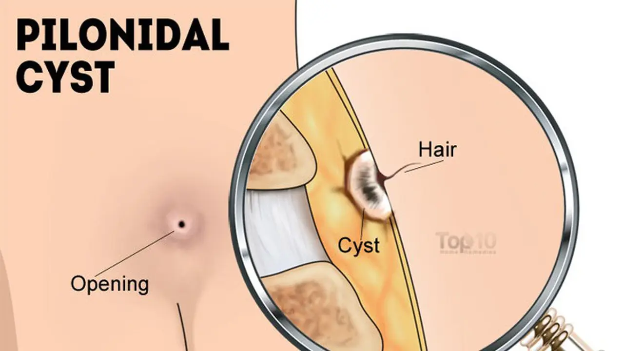 Kista Pilonidal (Foto: top10homeremedies.com)