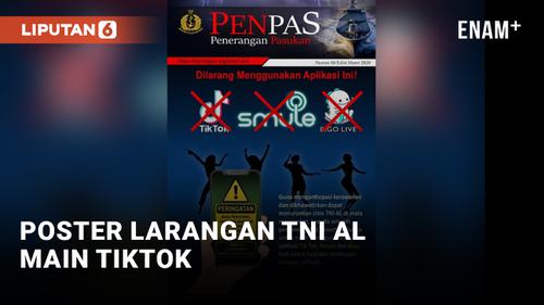 VIDEO: TNI AL Larang Prajuritnya Main TikTok?
