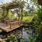 8 Model Dek Kayu Mini di Atas Kolam, Solusi Cantik untuk Ruang Santai Outdoor
