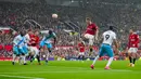 Kekalahan ini membuat Manchester United turun ke peringkat ke-10 klasemen Liga Inggris dengan 9 poin. Sedangkan Crystal Palace setingkat di atasnya dengan koleksi 10 poin. (AP Photo/Jon Super)