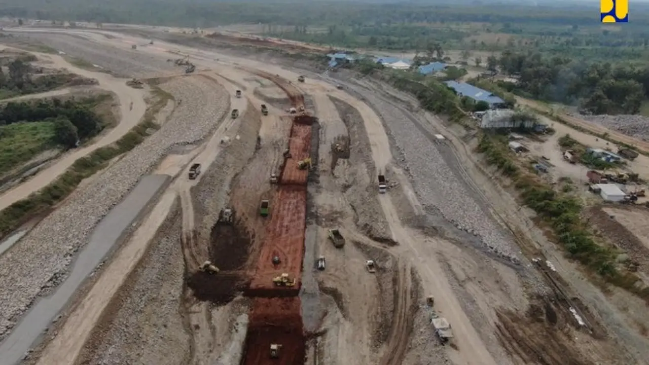 Proyek Bendungan Semantok di Kabupaten Nganjuk, Jawa Timur