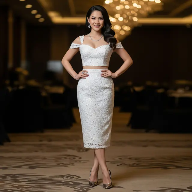 Model Atasan Brokat Elegan untuk Gaya Formal