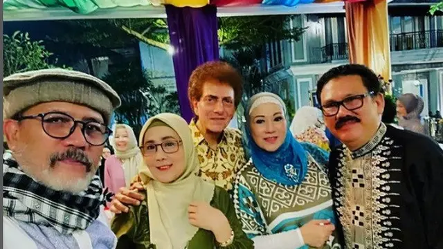 Artis lintas generasi hadir di Bukber Ramadhan 2023 yang digelar Camelia Malik di studio Persari (Foto: Instagram cameliamalikreal)