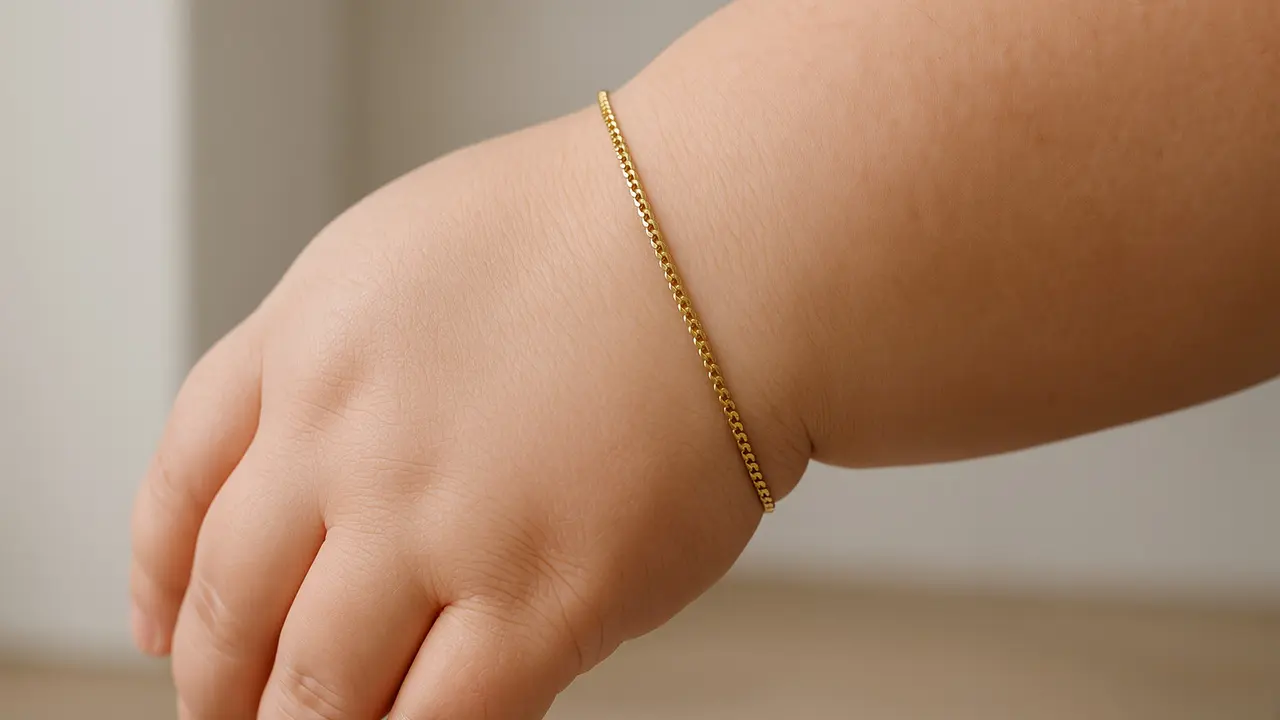 Model Gelang Emas Kecil untuk Tangan Gemuk/Ilustrasi AI