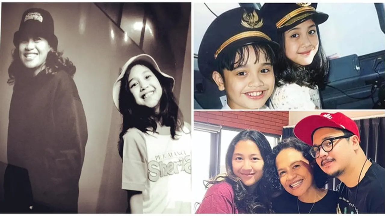 6 Potret Mira Lesmana Bareng Sherina dan Derby Romero Sejak Dulu hingga Kini