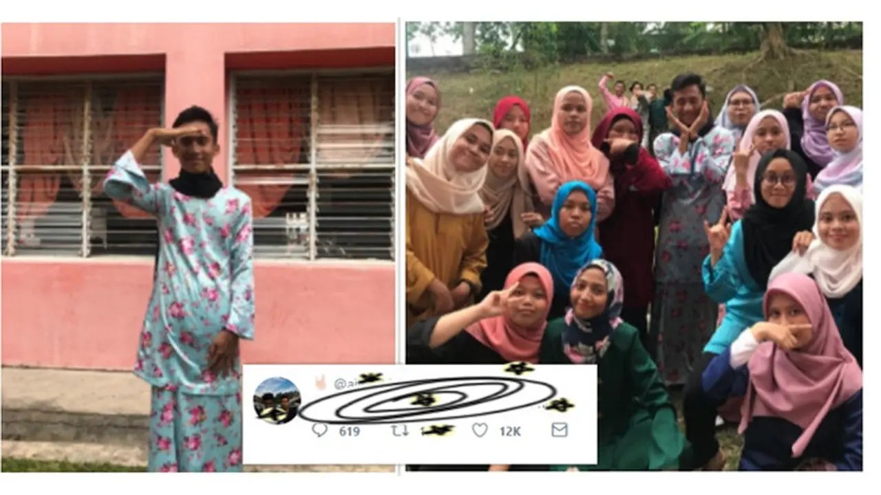 Remaja Laki-laki Ini Gunakan Gamis ke Sekolah, Alasannya Bikin Geleng Kepala