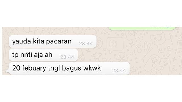 6 Chat Orang Ajak Pacaran Ini Gampang Banget, Bikin Geregetan