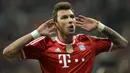 5. Mario Mandzukic - Bomber asal Kroasia ini juga disingkirkan Pep Guardiola karena gaya mainnya yang tidak sesuai skema. Lepas dari Bayern Munchen sempat gabung bersama Atletico Madrid dan kini bersinar bersama Juventus. (AFP/Christof Stache)