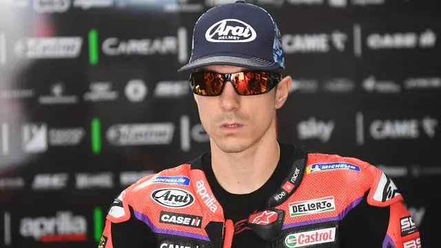 Pembalap Aprilia Racing, Maverick Vinales.