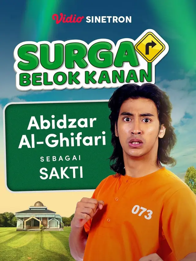 Abidzar Al Ghifari dalam Vidio Sinetron Surga Belok Kanan rilis 24 Maret 2023 hanya di Vidio (Foto: dok Vidio)