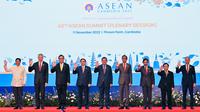 Presiden Joko Widodo atau Jokowi di Sidang Pleno KTT ASEAN, Kamboja. (Foto: Biro Pers Sekretariat Presiden)