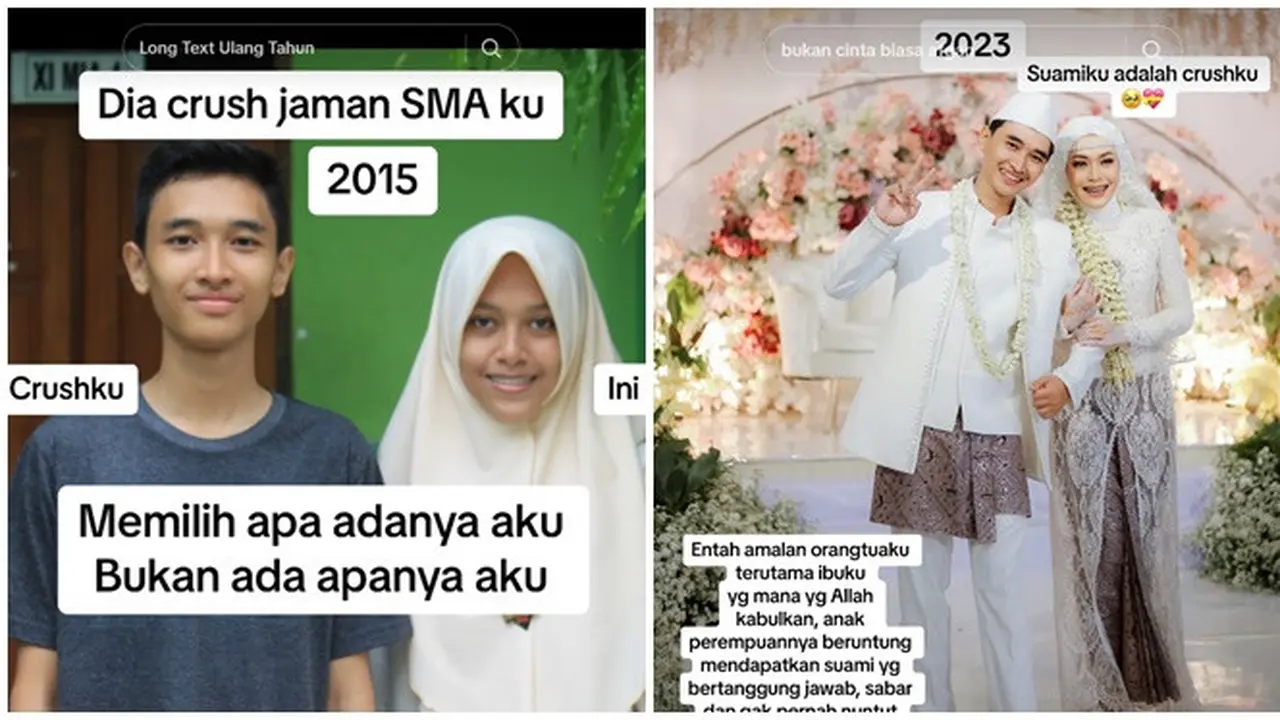 Berawal dari Pengagum Rahasia, Cinta Wanita Ini Terbalas dan Akhirnya Menikah