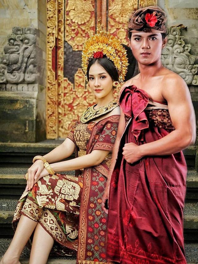 6 Potret Anya Geraldine Pakai Baju Pengantin Bali, Bikin Netizen Iseng