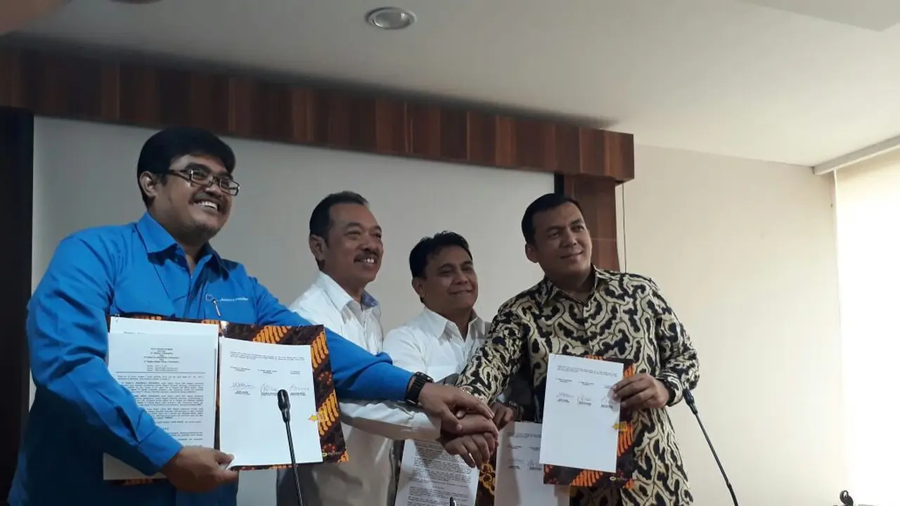 3 BUMN MoU tingkatkan komponen dalam negeri (Foto: Ilyas/Liputan6.com)