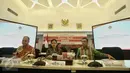 Menko PMK Puan Maharani (tengah) saat memimpin rapat koordinasi di Jakarta, Kamis (11/2/2016). Rakor tersebut membahas Science Techno Park (STP) atau Taman Sains. (Liputan6.com/Faizal Fanani)